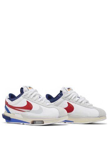 Nike Zoom Cortez SP Sacai White University Red Blue - Imagem 3
