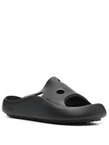OFF-WHITE Meteor Rubber Slides Black Original São Paulo