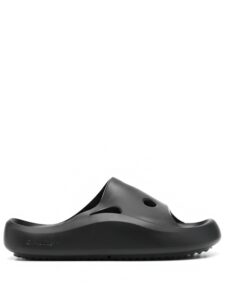 OFF-WHITE Meteor Rubber Slides Black Original São Paulo