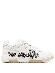 OFF-WHITE Out Of Office OOO Low Tops For Walking White Black Original São Paulo  