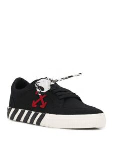 OFF-WHITE Vulc Low Black Red Arrow Original São Paulo