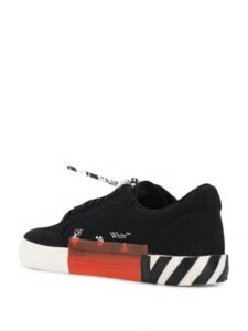 OFF-WHITE Vulc Low Black Red Arrow Original São Paulo