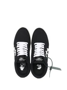 OFF-WHITE Vulc Low Black White White Original São Paulo 
