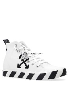 OFF-WHITE Vulcanized Hi Top White Black Original São Paulo