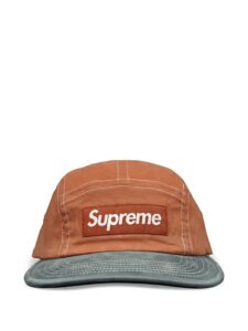 Supreme 2-Tone Twill Camp Cap Orange Original São Paulo