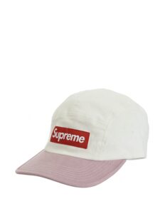 Supreme 2-Tone Twill Camp Cap White flight Original São Paulo 