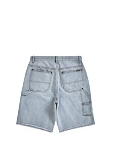 Supreme Cutoff Double Knee Denim Painter Short Washed Blue Original São Paulo 