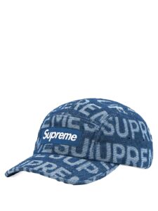 Supreme Terry Spellout Camp Cap Blue Original São Paulo 