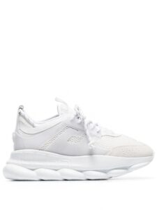 Versace Chain Reaction White Mesh Rubber Suede Original São Paulo 