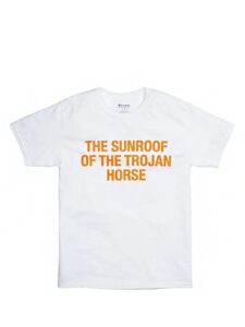Virgil Abloh Brooklyn Museum Sunroof Trojan Horse T-shirt White Original São Paulo 