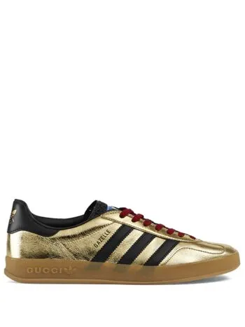 Adidas x Gucci Gazelle Metallic Gold