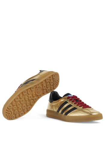 Adidas x Gucci Gazelle Metallic Gold - Imagem 3