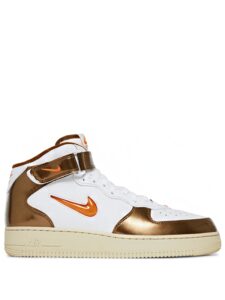 Air Force 1 Mid QS Orange/Ale Brown Original São Paulo 