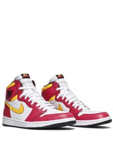 Air Jordan 1 High Light Fusion Red Original São Paulo 