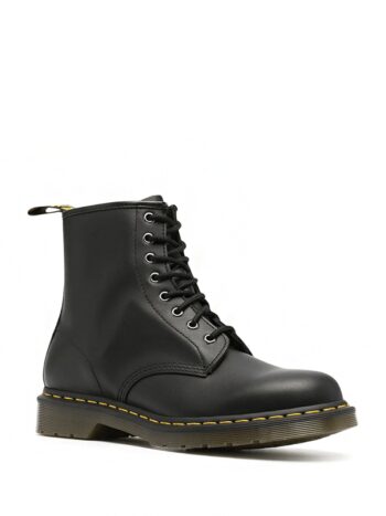 Dr. Martens 1460 Smooth Leather Lace Up Boot Black - Imagem 3