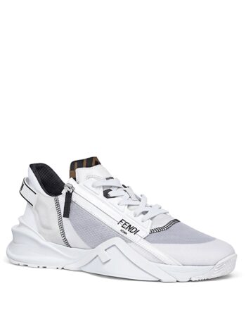 Fendi Nylon Low Top White - Imagem 3