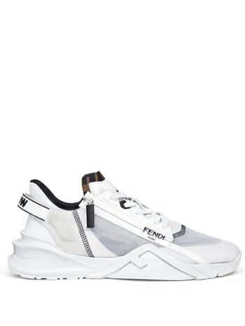 Fendi Nylon Low Top White