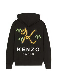 KENZO Tiger Seasonal Loose Hoodie - Black Original São Paulo 