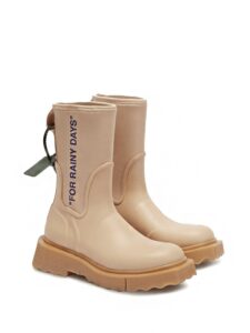 OFF-WHITE For Rainy Days Rain Boot Rose Original São Paulo