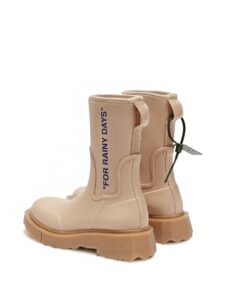OFF-WHITE For Rainy Days Rain Boot Rose Original São Paulo