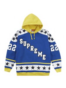 Supreme Hockey Hooded Sweatshirt Royal Original São Paulo