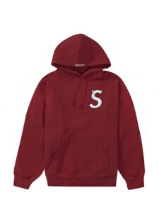 Supreme S Logo Hooded Sweatshirt Red Original São Paulo