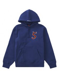 Supreme S Logo Hooded Sweatshirt Royal Original São Paulo