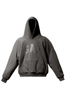 YEEZY GAP ENGINEERED BY BALENCIAGA Dove Cotton-blend Shrunken Hoodie - Grey Original São Paulo