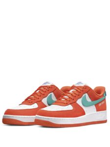 Air Force 1 Low Athletic Club White Orange Original São Paulo