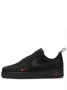 Air Force 1 Low Black/Orange Original São Paulo