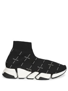 Balenciaga Speed 2.0 Black White Logo Original São Paulo 