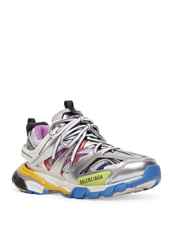 Balenciaga Track Leather Free White Silver Multi - Imagem 3