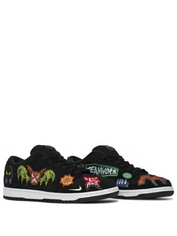 Neckface x Nike SB Dunk Low Pro Black - Imagem 3