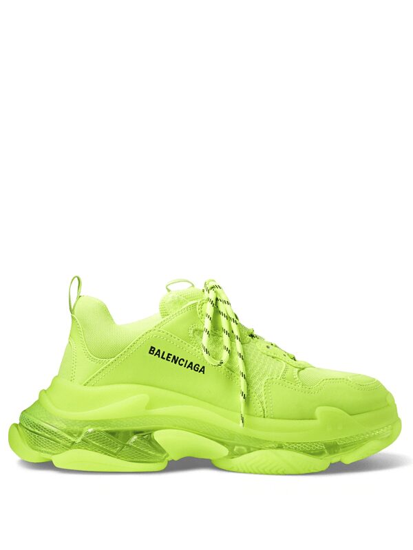 Balenciaga Triple S Clear Sole Fluo Yellow Balenciaga Triple S Clear Sole Fluo Yellow - Imagem 1