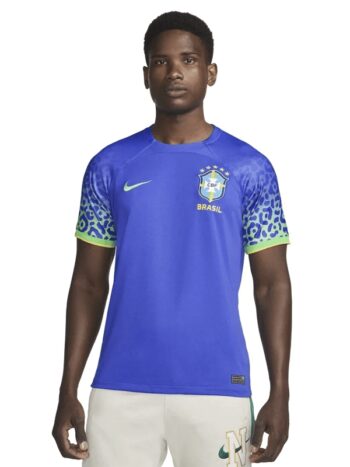 Nike Brazil 2022/23 Stadium Away Jersey Parmount Blue - Imagem 2