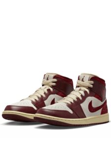 Air Jordan 1 Mid SE Tiki Leaf Team Red Original São Paulo