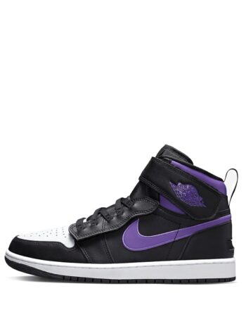 Air Jordan 1 High FlyEase Black Bright Violet - Imagem 2