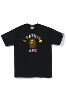 BAPE Colors College Tee (SS23) Black Multi Original São Paulo 