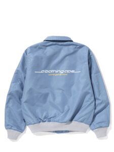 BAPE Honeycomb Ripstop Bomber Jacket Blue 1 1