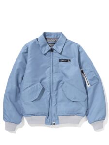 BAPE Honeycomb Ripstop Bomber Jacket Blue