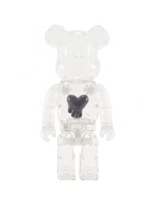 Bearbrick Emotionally Unavailable Black Heart 1000% Clear Orginal São Paulo