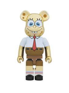 Bearbrick Spongebob Gold Chrome 1000% Gold Original São Paulo