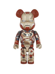 Bearbrick x Iron Man Mark XLII Damaged 1000% Multi Original São Paulo