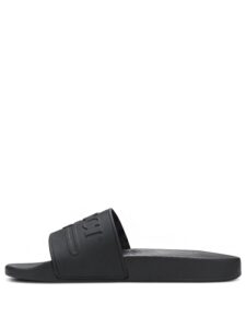 Gucci Logo Slide Rubber Black Original São Paulo 