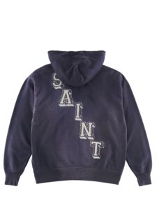 Saint Mxxxxxx Angel Hoodie Vintage Navy Original São Paulo
