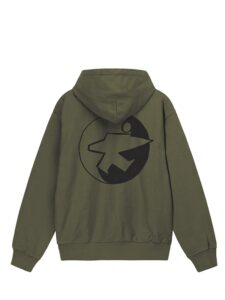 Stussy x Our Legacy Work Shop Surfman Pigment Dyed Hoodie Dark Olive Original São Paulo