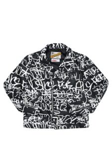 Supreme Comme des Garcons SHIRT Schott Painted Perfecto Leather Jacket Black Original São Paulo