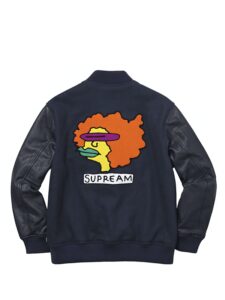 Supreme Gonz Ramm Varsity Jacket Navy Original São Paulo