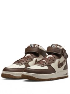 Air Force 1 Mid Brown Plaid Original São Paulo