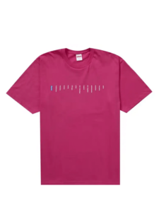 Camiseta Supreme Location Pink Original São Paulo